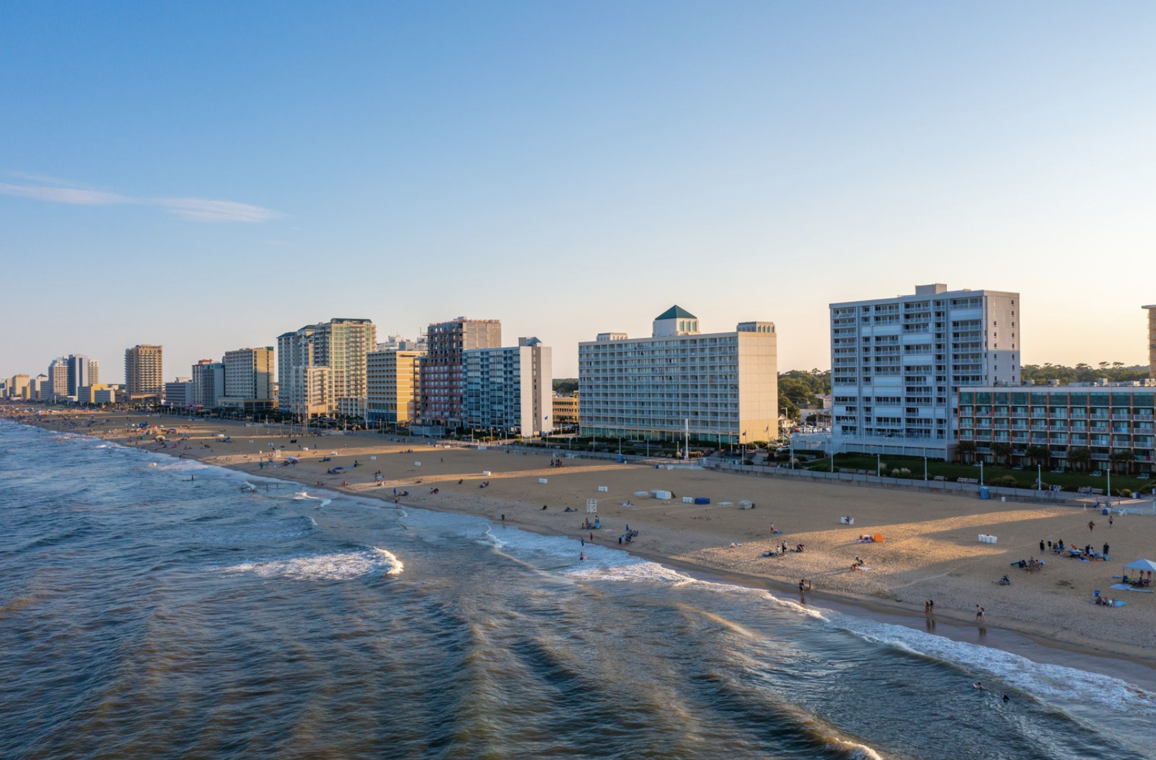 view of shoreline at Virginia Beach
