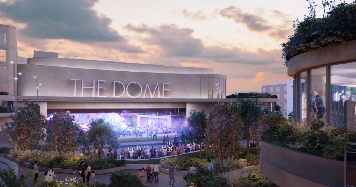 Concert goers at The Dome