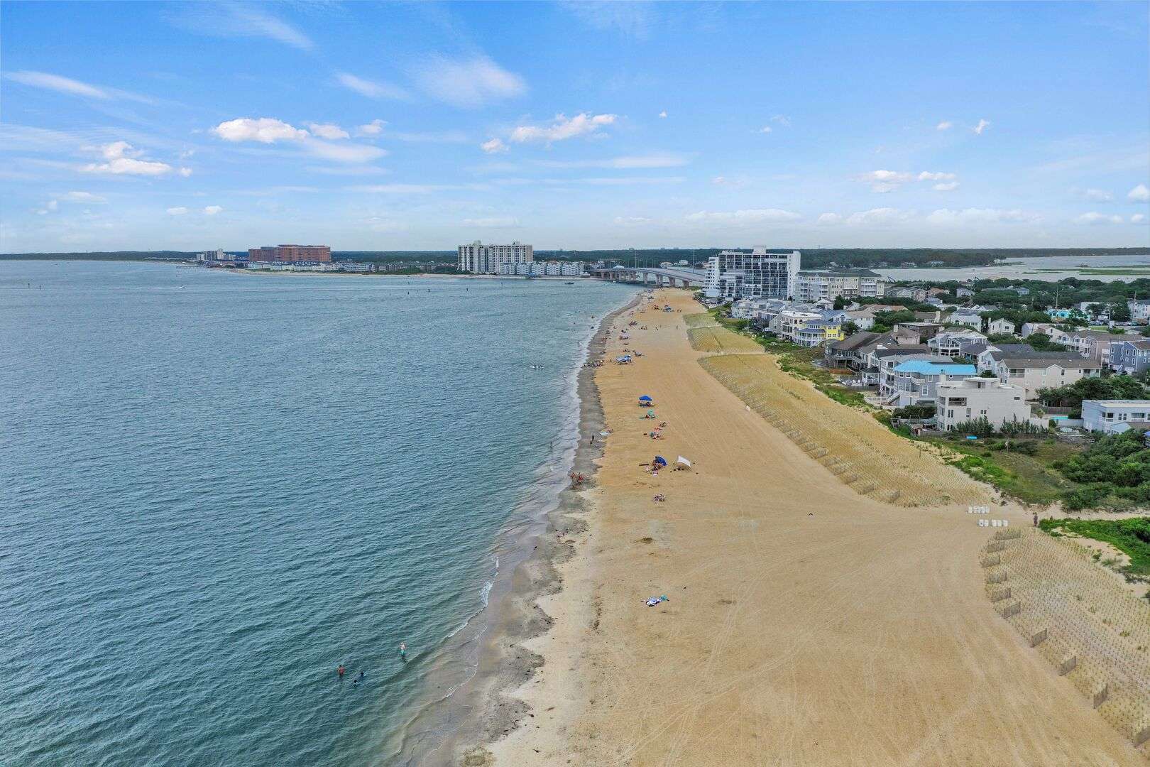 The beach at the Be Happy property 