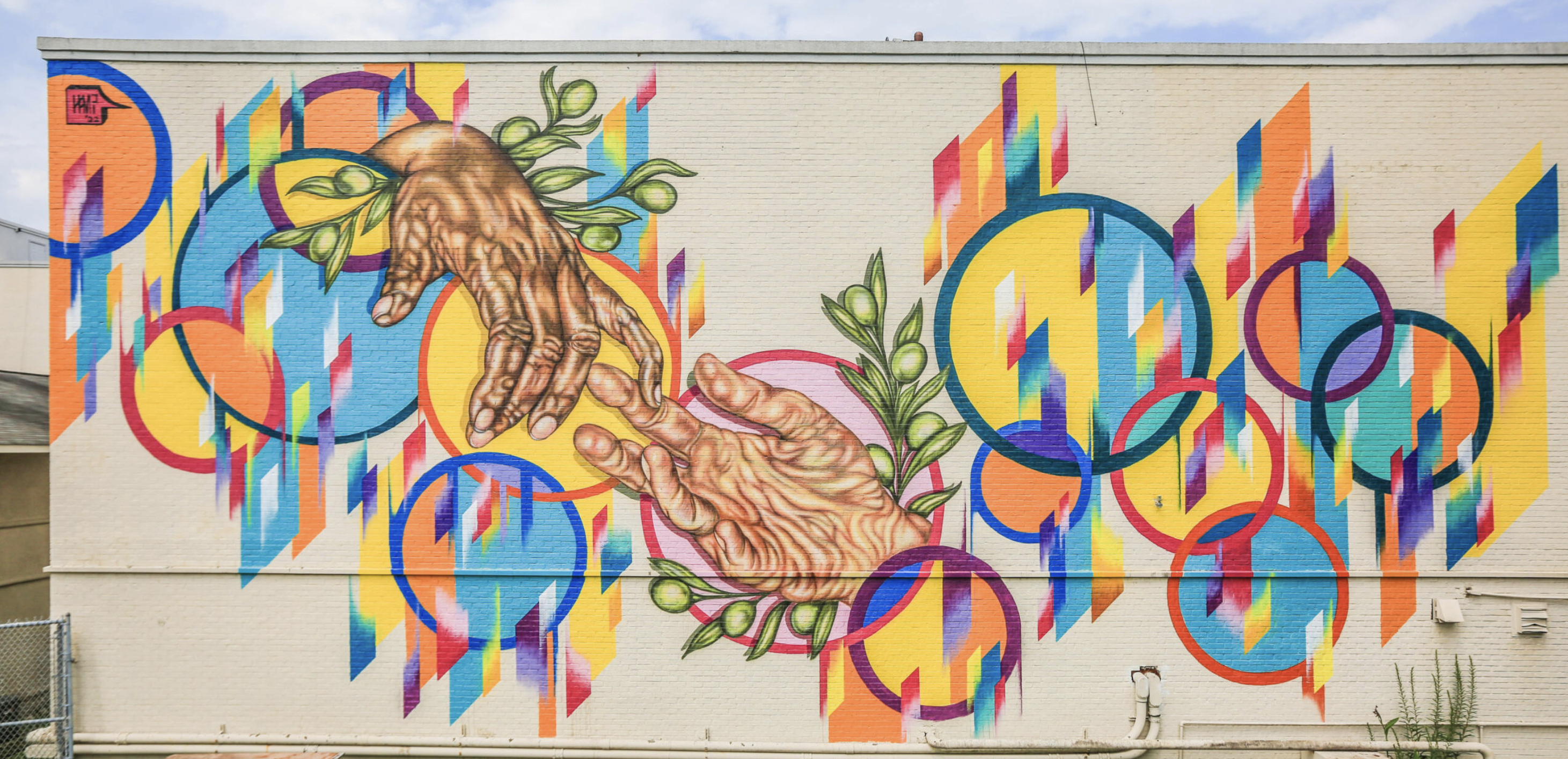 One of the many mural seen in the ViBe District 