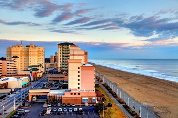 Virginia Beach resort area